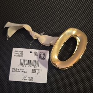 NWT American Eagle Gold Hair Claw Clip Chic Accessory